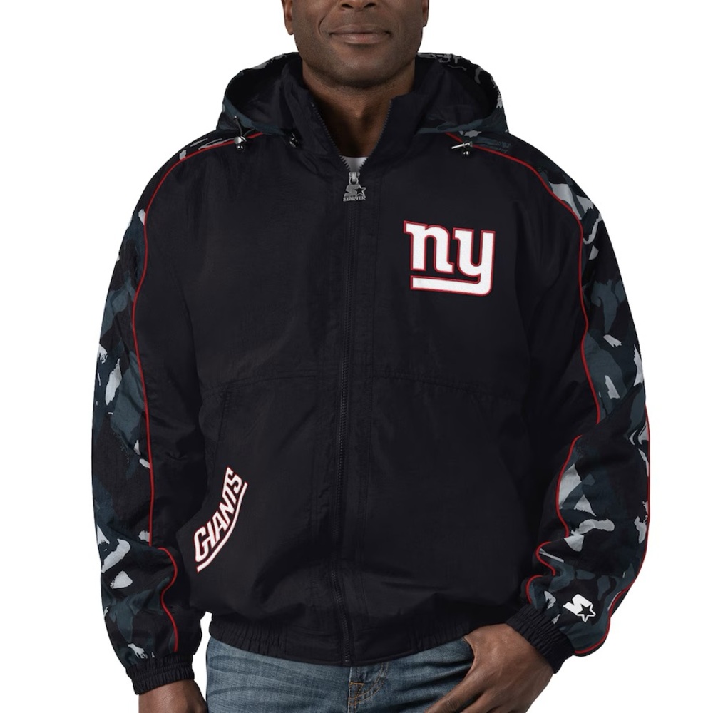 NY Giants Gridiron Full Zip Hoodie